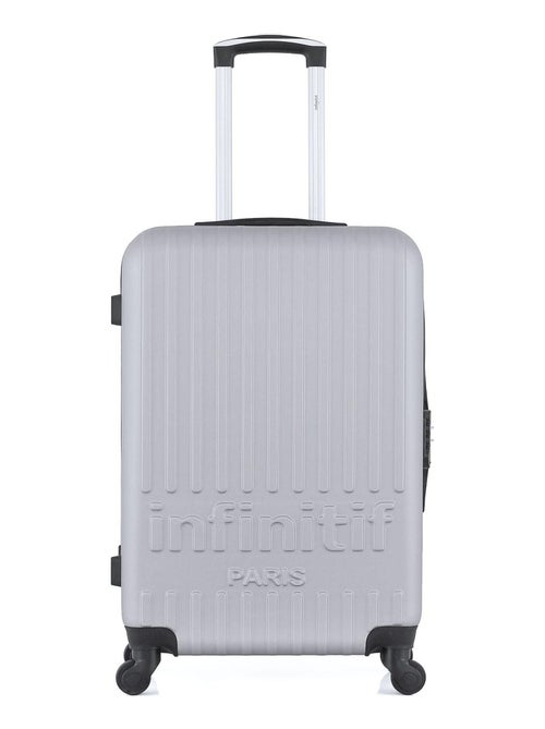 INFINITIF - Valise Weekend ABS ROMNY 4 Roues 65 cm - Kiabi