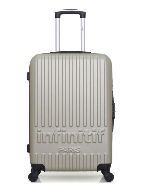 INFINITIF - Valise Weekend ABS ROMNY 4 Roues 65 cm - Kiabi