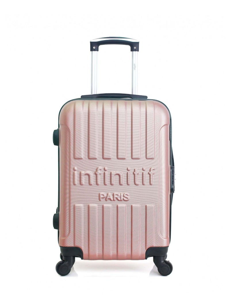 INFINITIF - Valise Weekend LUTON 65 cm 4 Roues Rose clair - Kiabi