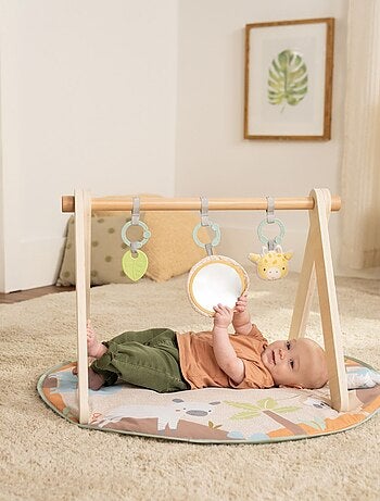 Ingenuity - Tapis d'éveil avec arche en bois
