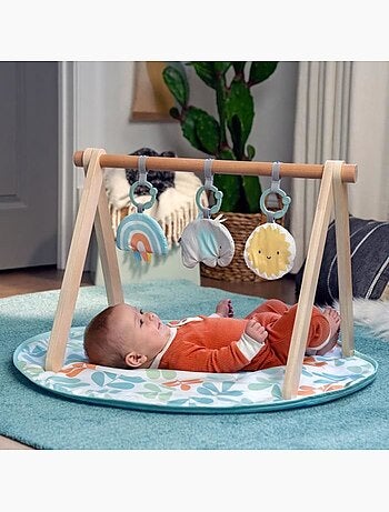 Ingenuity - Tapis d'éveil avec arche en bois
