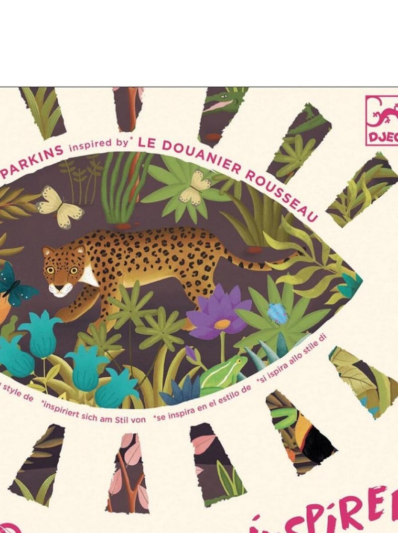 inspired by Le Douanier Rousseau decalcomanies N/A - Kiabi