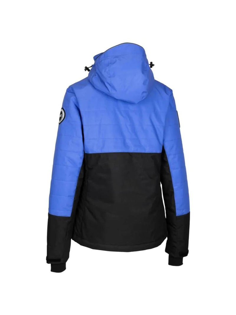 Intrusion - Blouson de ski JACLYN DLX Bleu marine/Orange fluo - Kiabi
