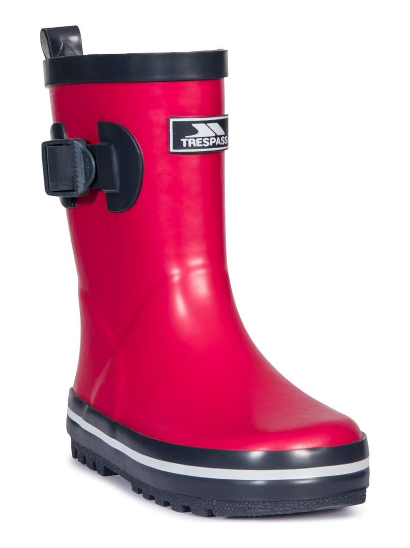 Intrusion - Bottes de pluie TRUMPET Rose foncé - Kiabi