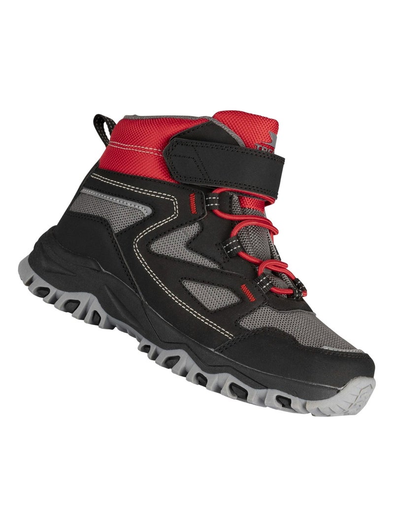 Intrusion - Bottines de marche ADAIR Noir Rouge - Kiabi