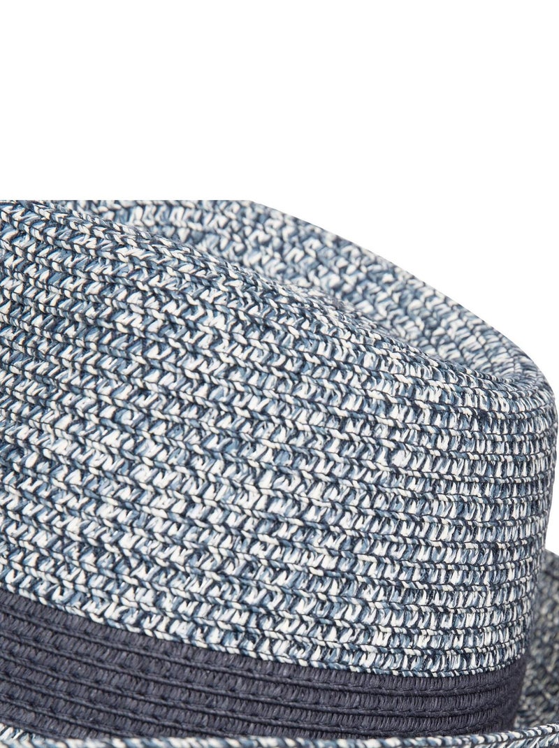 Intrusion - Chapeau trilby EVANESCE Bleu marine - Kiabi