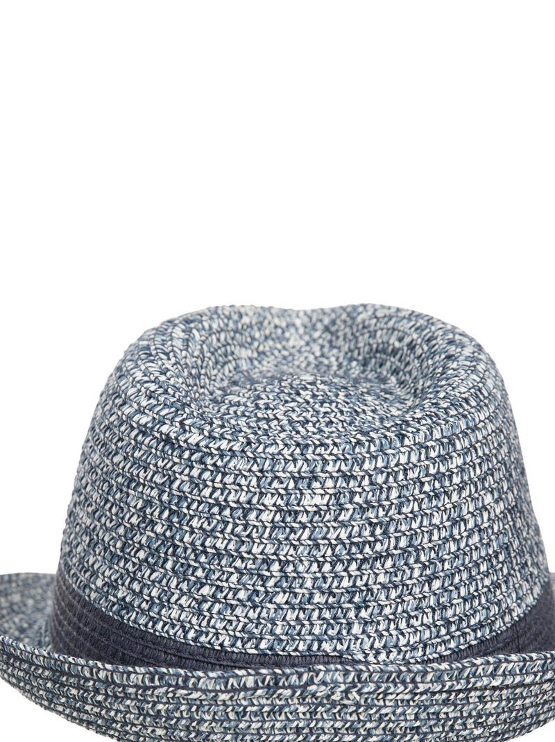 Intrusion - Chapeau trilby EVANESCE Bleu marine - Kiabi