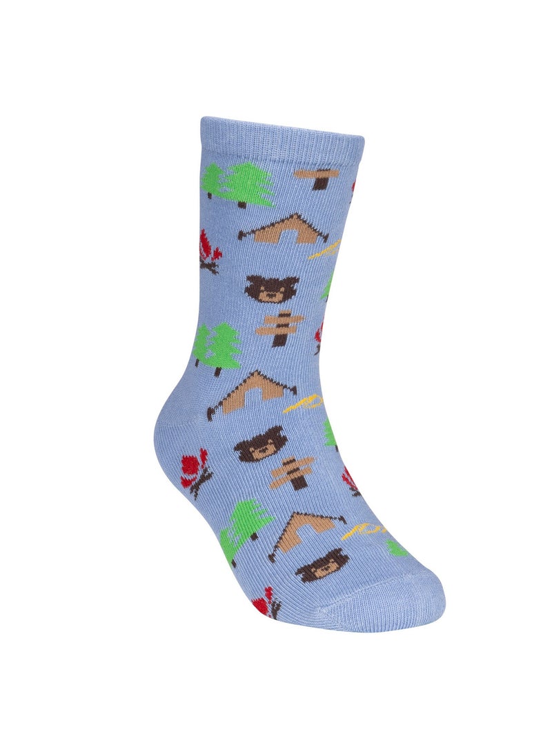 Intrusion - Chaussettes CAMPING Bleu Blanc - Kiabi