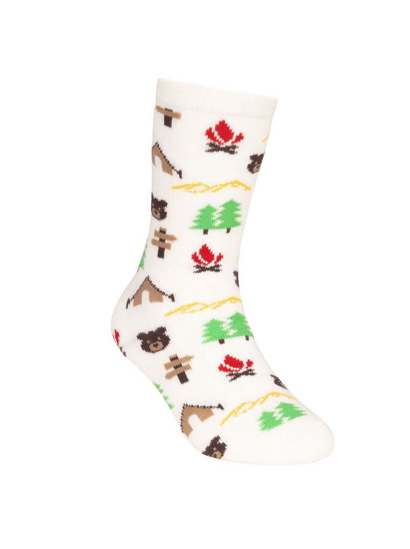 Intrusion - Chaussettes CAMPING Bleu Blanc - Kiabi