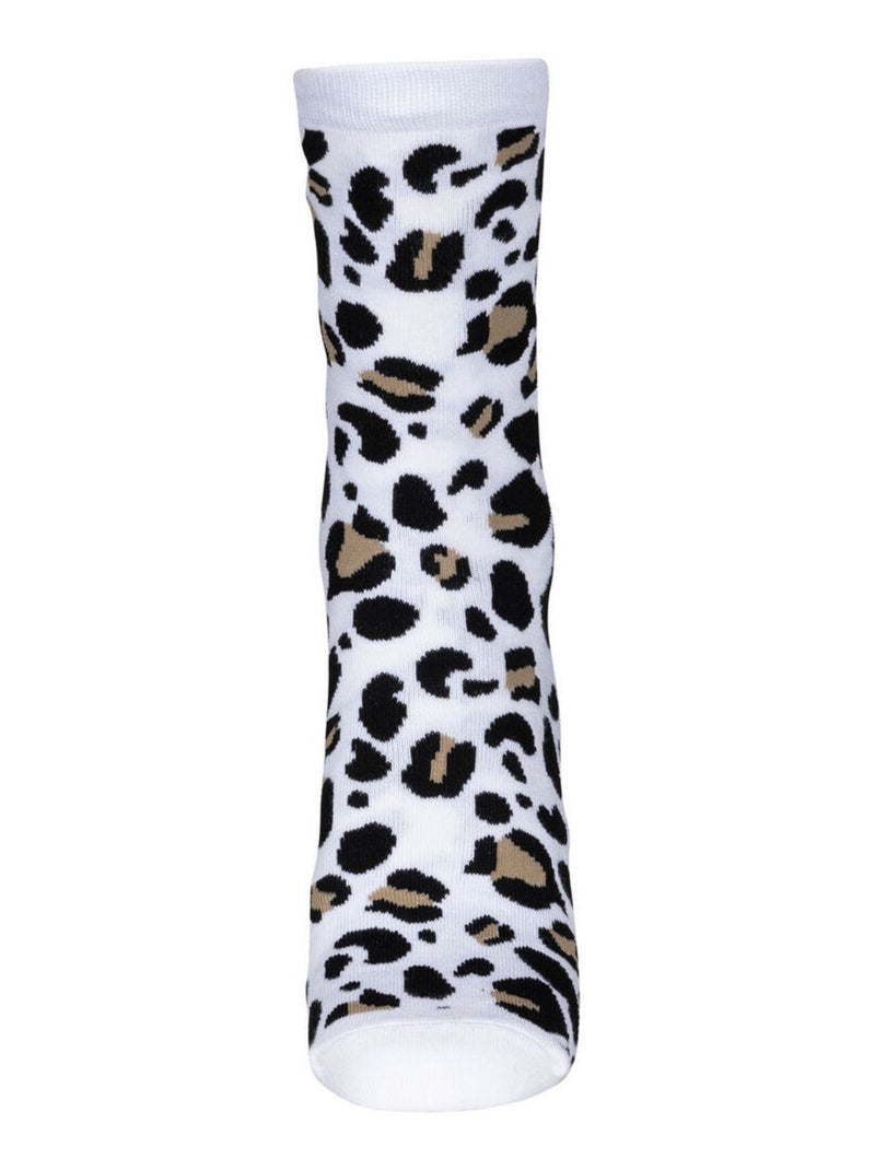 Intrusion - Chaussettes motif/style imprimé animal CINCO Beige - Kiabi