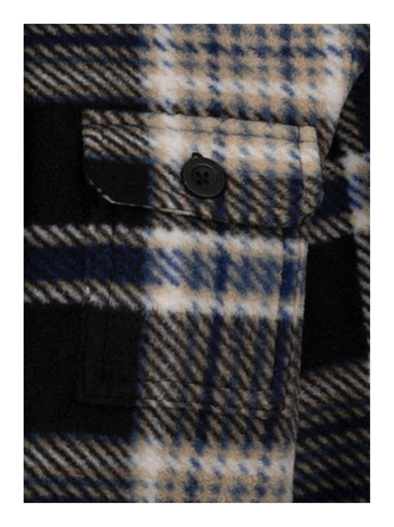 Intrusion - Chemise CHECKLEY Noir - Kiabi