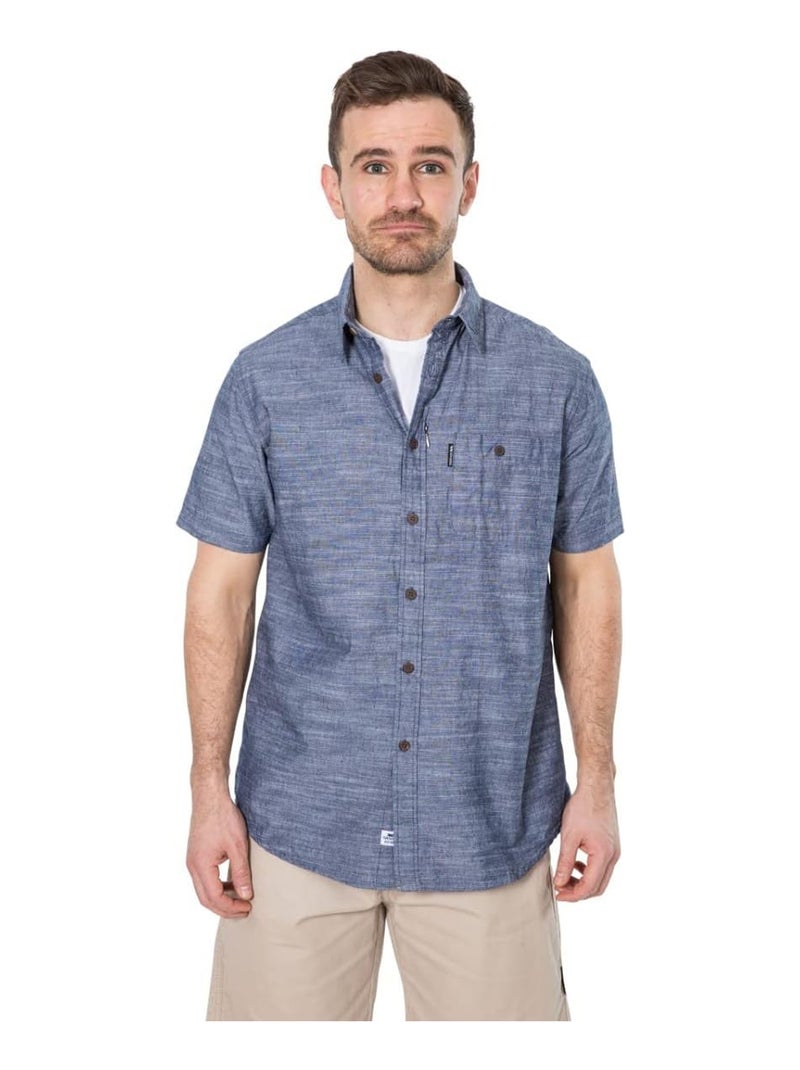 Intrusion - Chemise manches courtes SLAPTON - Homme Bleu marine - Kiabi