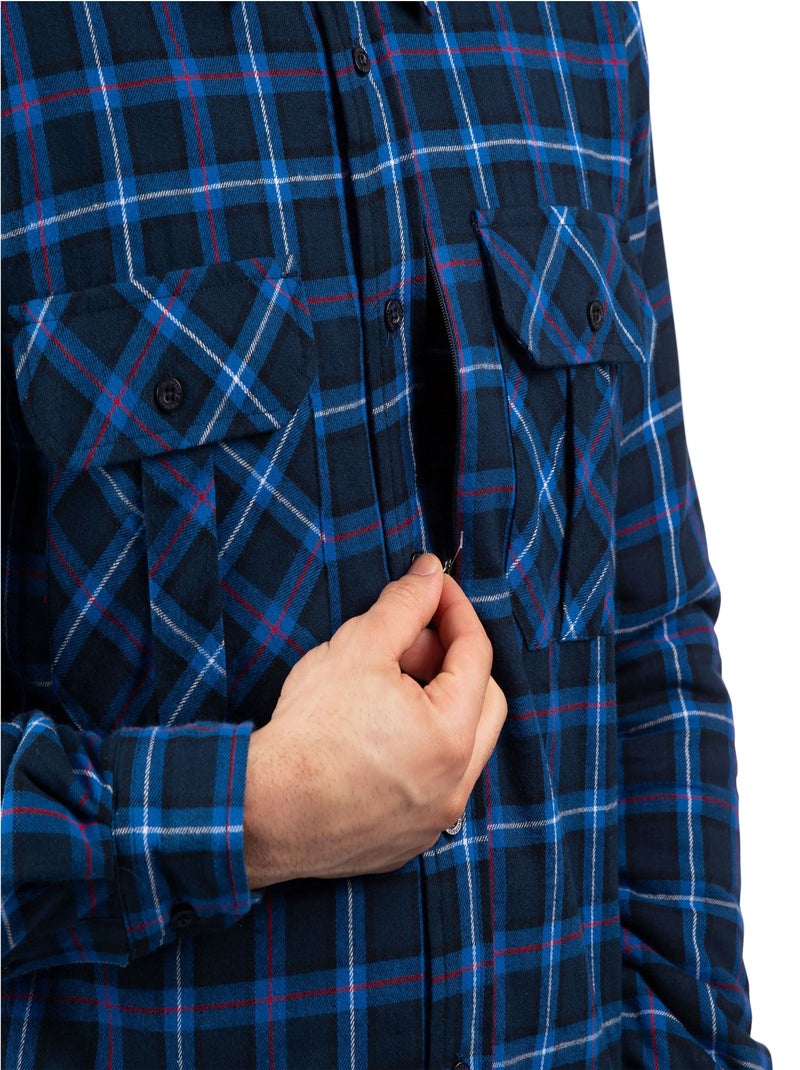 Intrusion - Chemise manches longues RAPESEED Bleu foncé - Kiabi