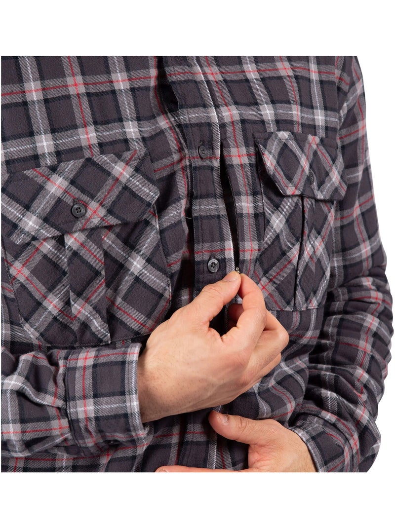 Intrusion - Chemise manches longues RAPESEED Gris foncé - Kiabi