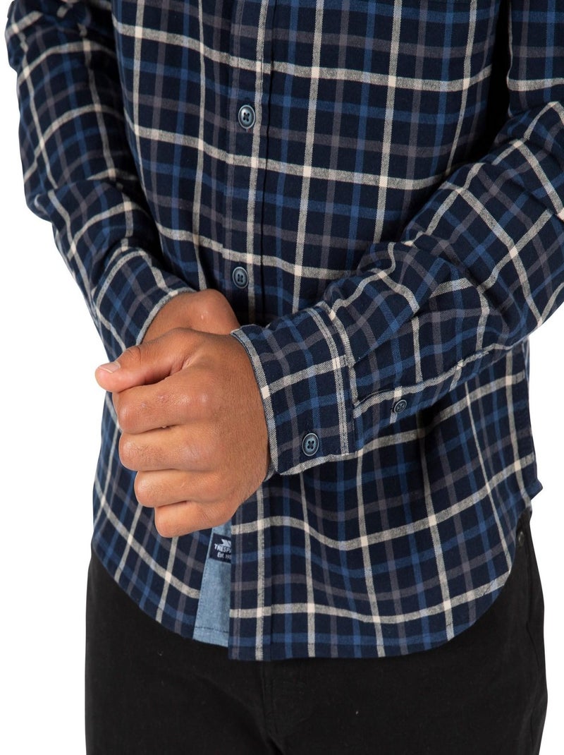 Intrusion - Chemise motif/style à carreaux WITHNELL Bleu - Kiabi