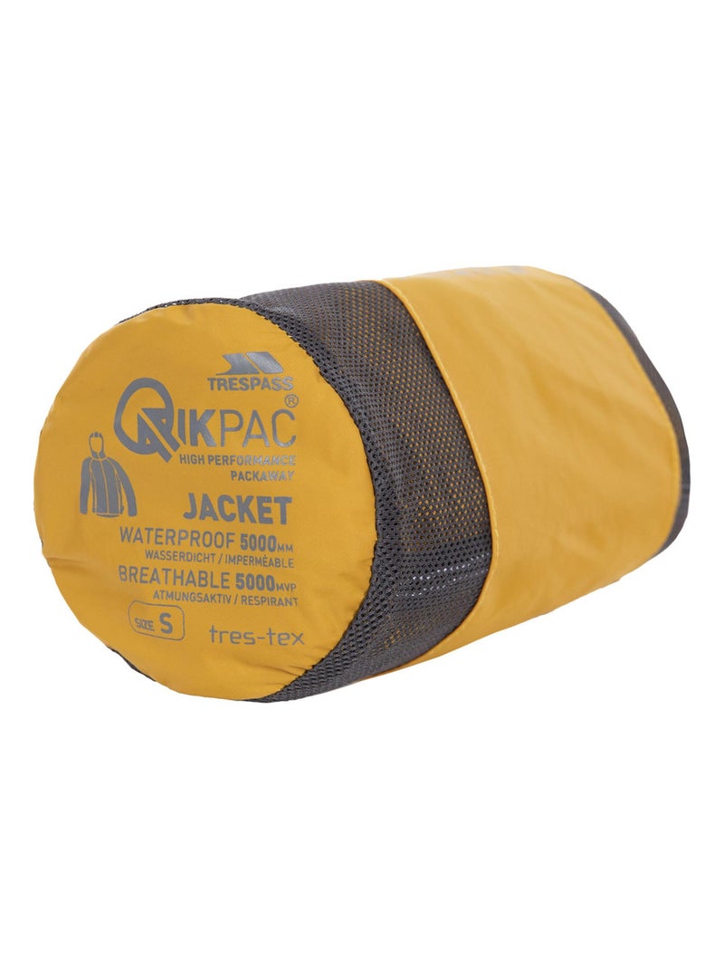 Intrusion - Coupe-vent pliable QIKPAC Jaune - Kiabi