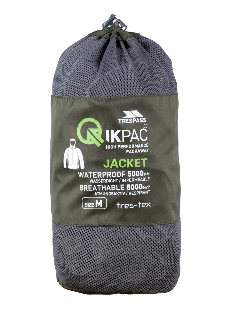 Intrusion - Coupe-vent pliable QIKPAC Kaki - Kiabi
