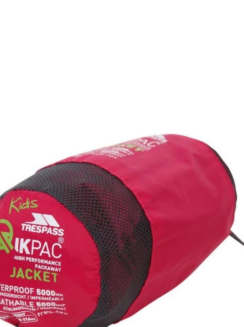 Intrusion - Coupe-vent pliable QIKPAC Rose foncé - Kiabi