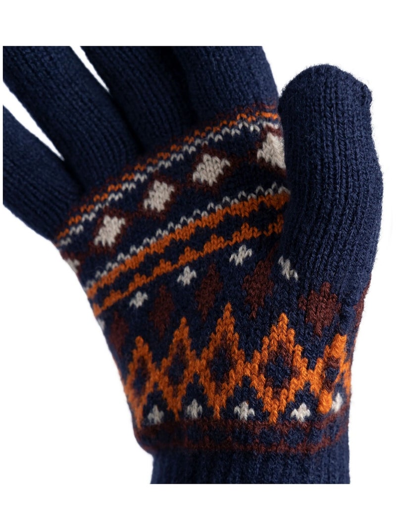 Intrusion - Gants SHAWNY Bleu marine - Kiabi