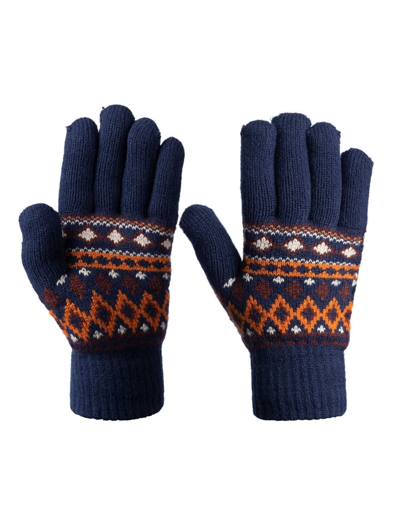 Intrusion - Gants SHAWNY Bleu marine - Kiabi