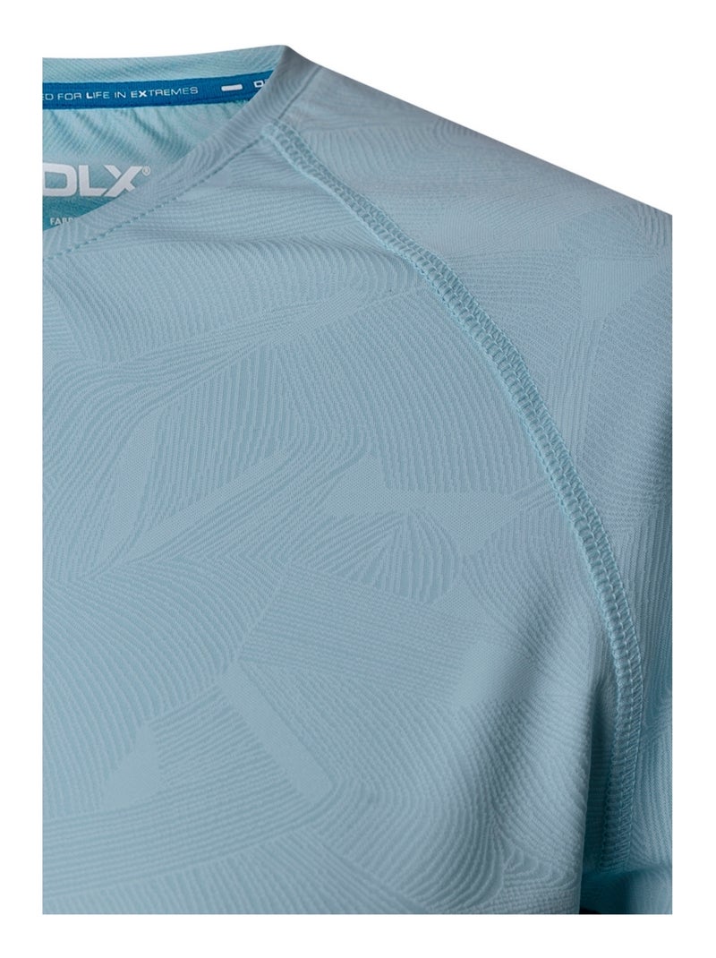 Intrusion - Haut manches longues ANNELIESE Bleu turquoise - Kiabi