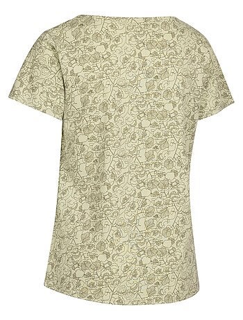 Intrusion - Haut motif/style Feuilles SIMONA