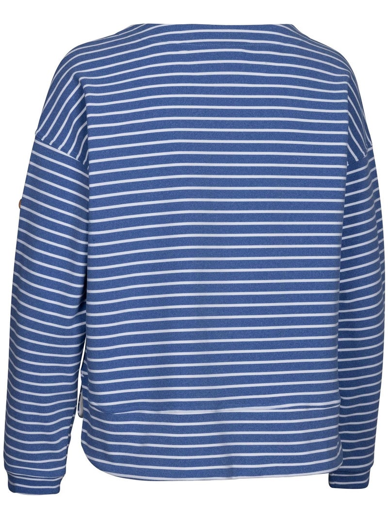 Intrusion - Haut motif/style rayé SOOTHING Bleu foncé - Kiabi