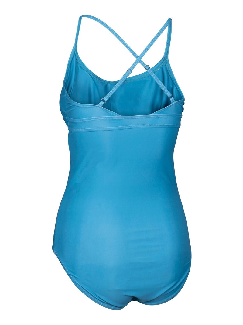 Intrusion - Maillot de bain 1 pièce MIMI Bleu gris - Kiabi