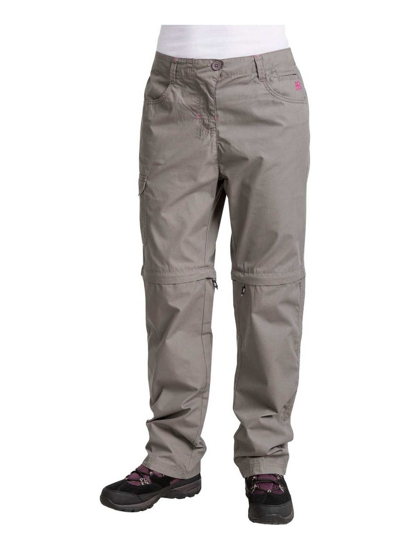 Intrusion - Pantalon de randonnée RAMBLER Gris - Kiabi