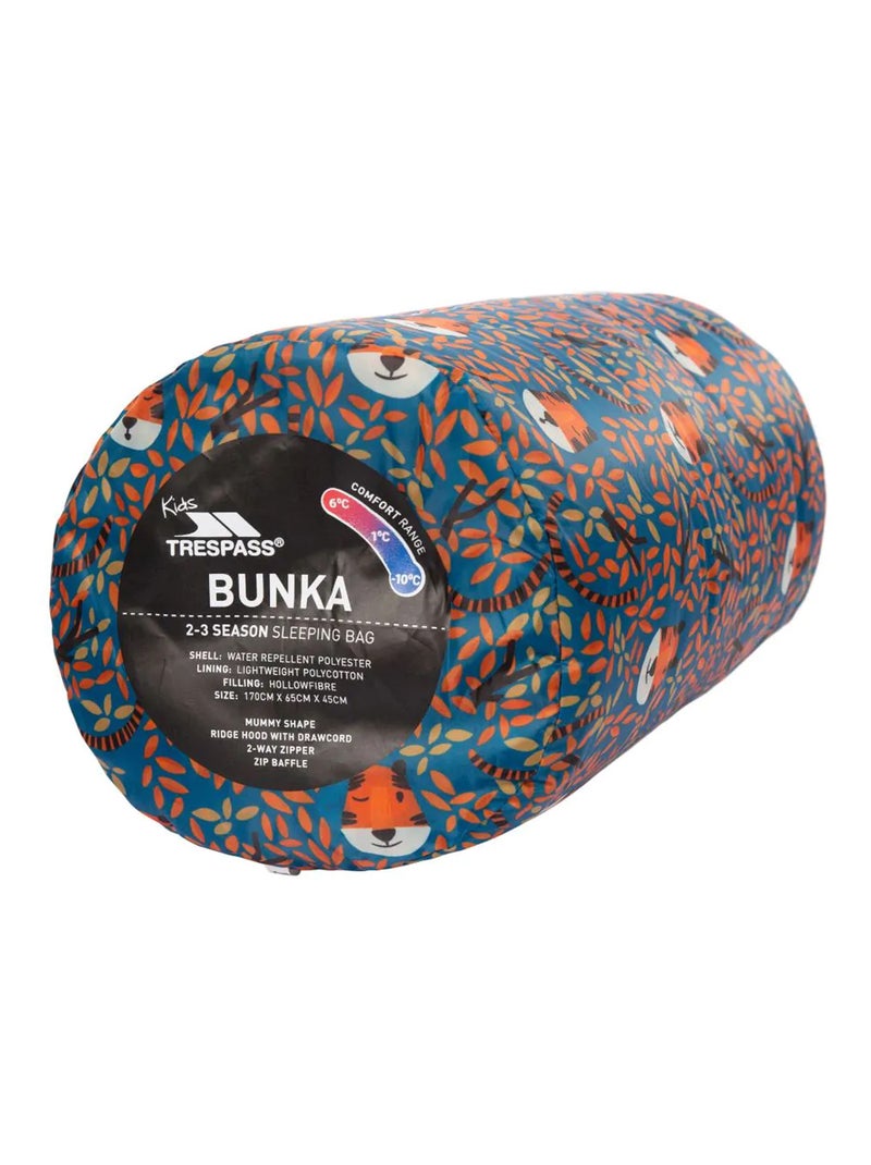 Intrusion - Sac de couchage momie BUNKA Bleu lagon - Kiabi