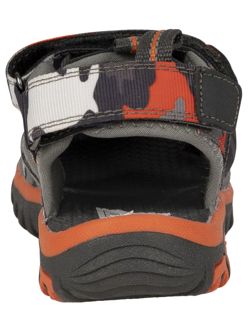 Intrusion - Sandales JAIME Gris Orange - Kiabi