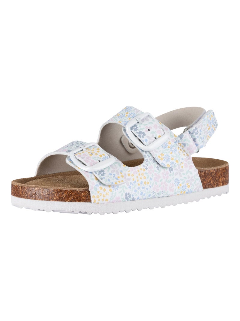 Intrusion - Sandales motif/style Floral CERES Blanc - Kiabi