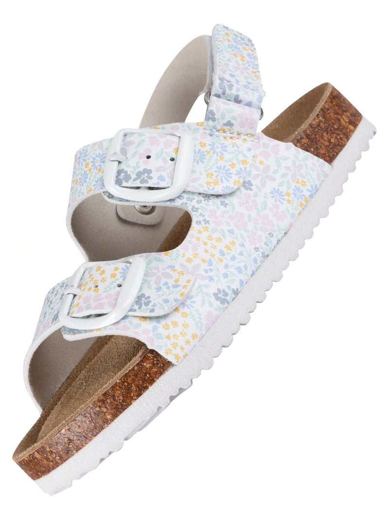 Intrusion - Sandales motif/style Floral CERES Blanc - Kiabi