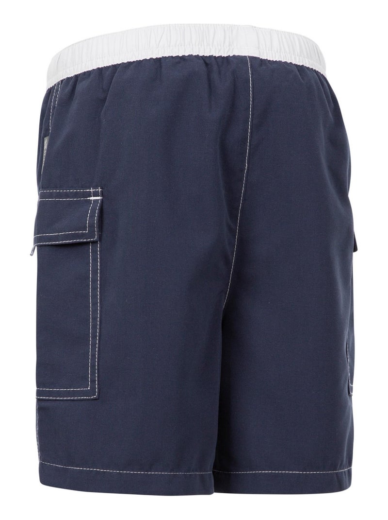 Intrusion - Short de bain DEPTHS Bleu marine - Kiabi