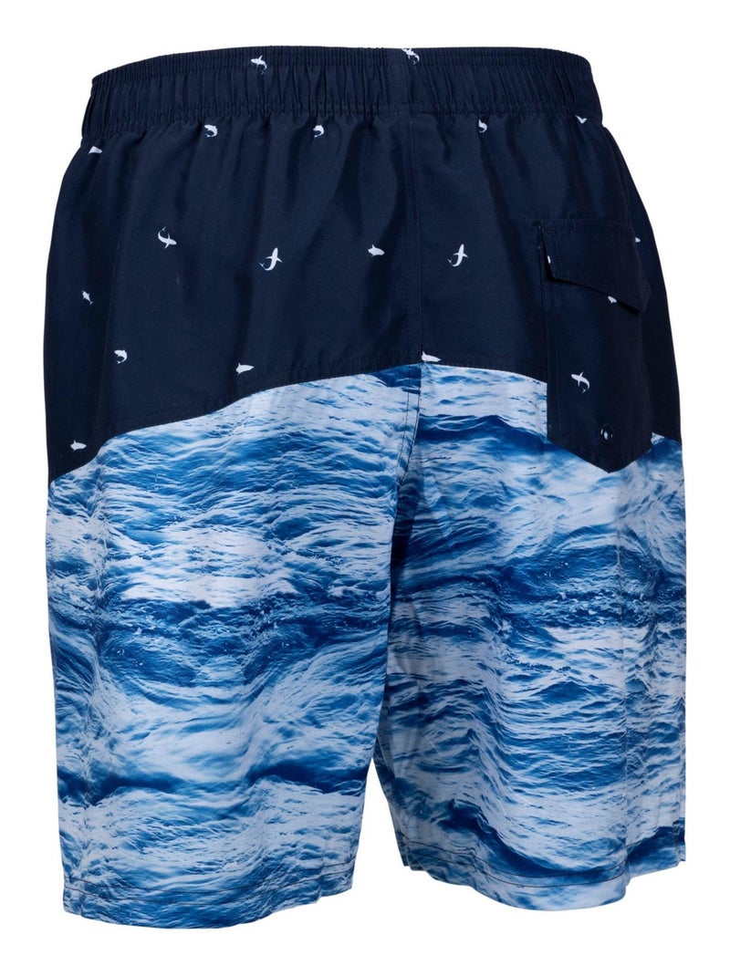 Intrusion - Short de bain ORMAN Bleu marine - Kiabi