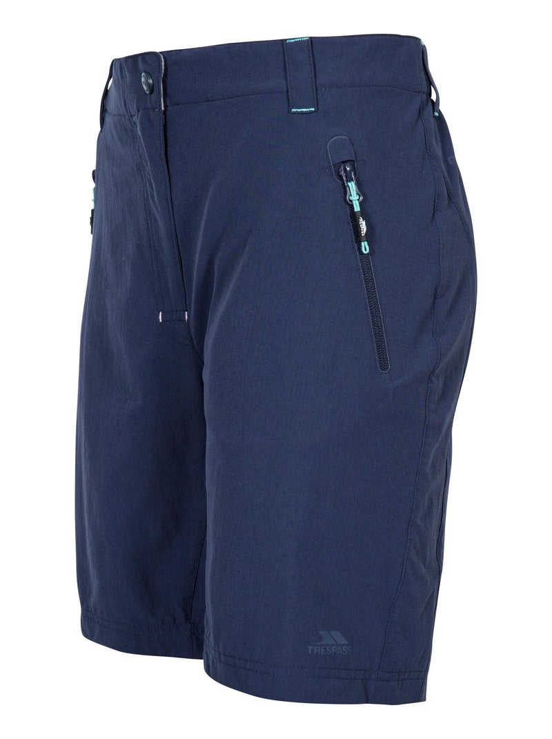 Intrusion - Short de randonnée BROOKSY Bleu marine - Kiabi