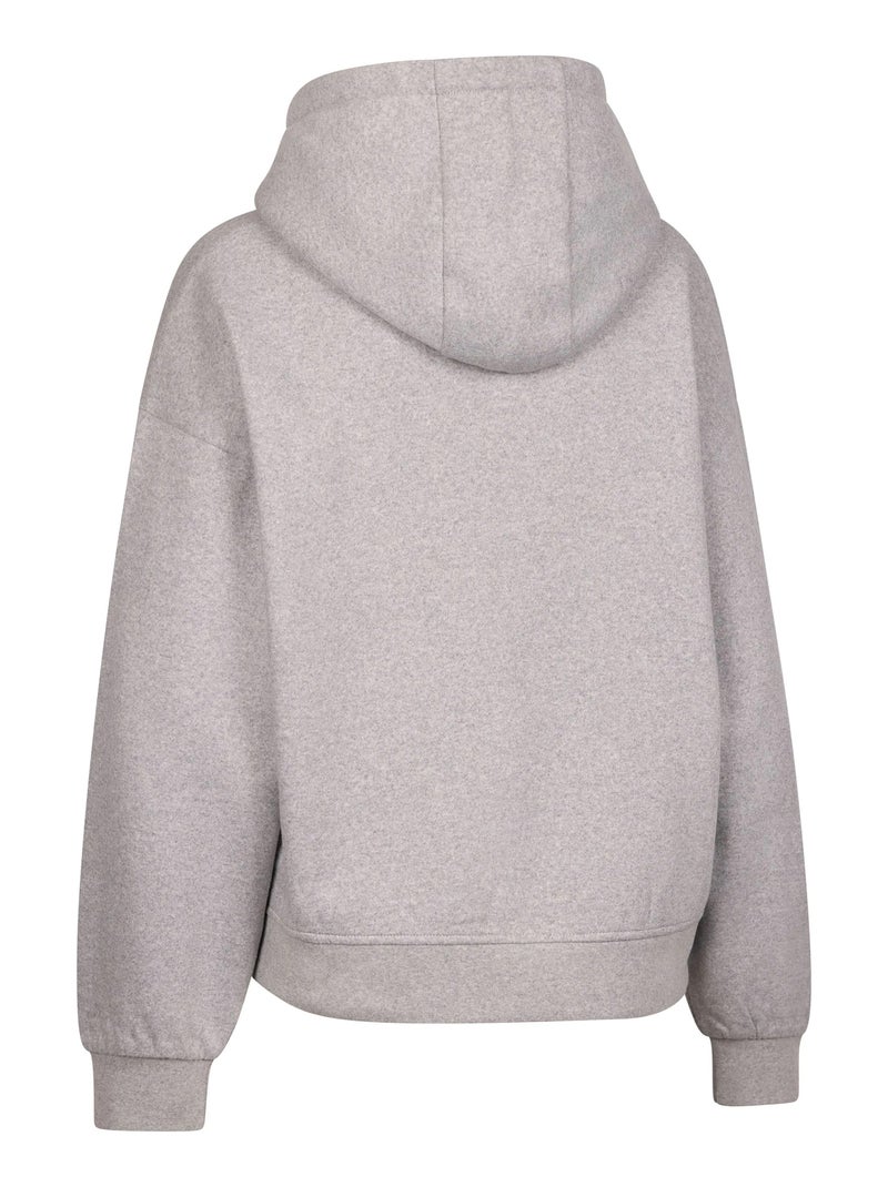Intrusion - Sweat à capuche REIVES Gris chiné - Kiabi
