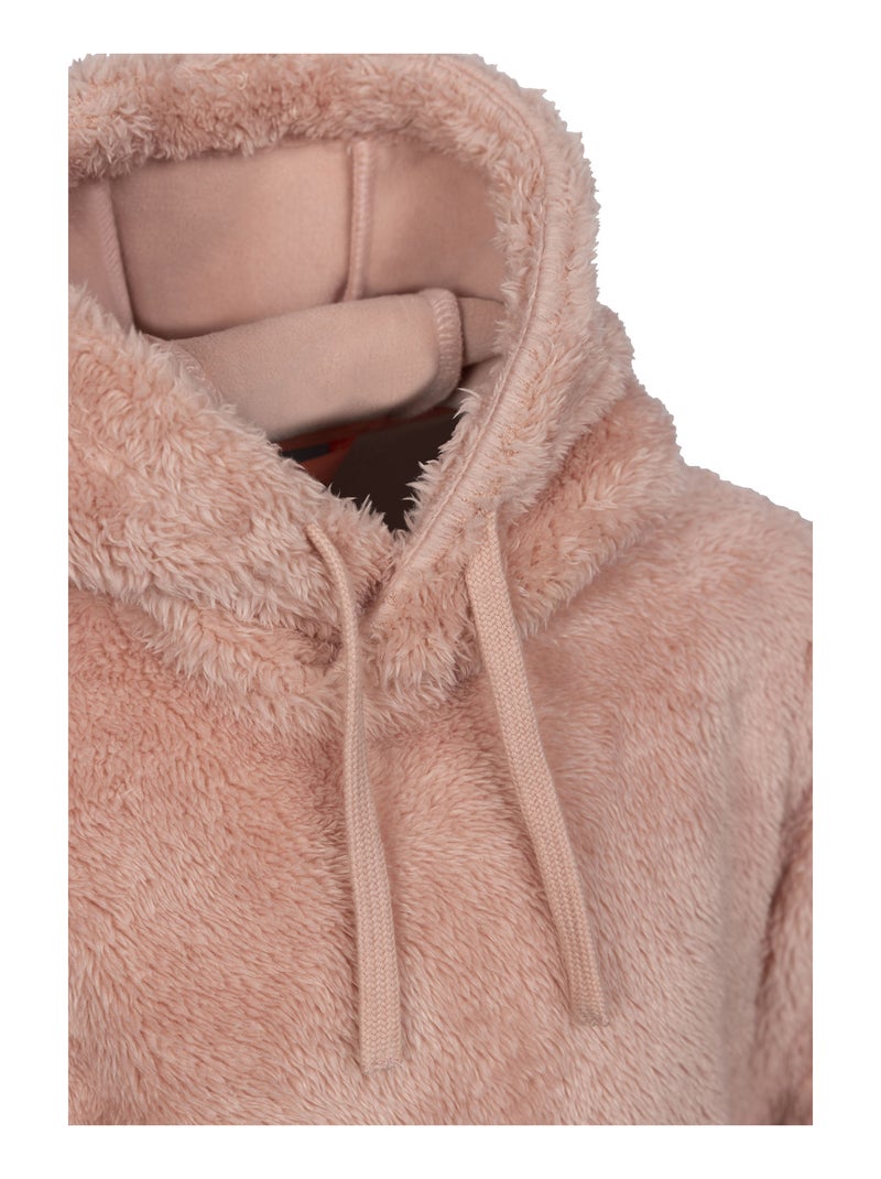 Intrusion - Sweat à capuche TEMONI Rose pastel/Menthe/Blanc/Beige - Kiabi