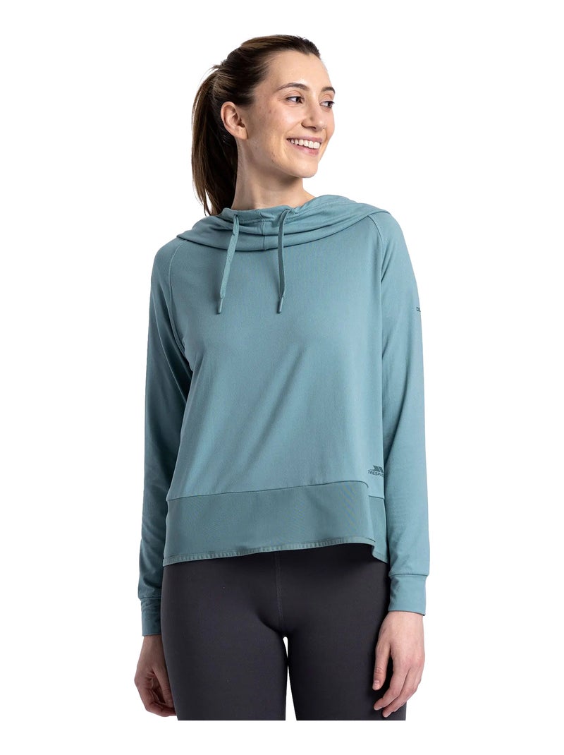 Intrusion - Sweat de sport à capuche IMMY Gris Vert - Kiabi