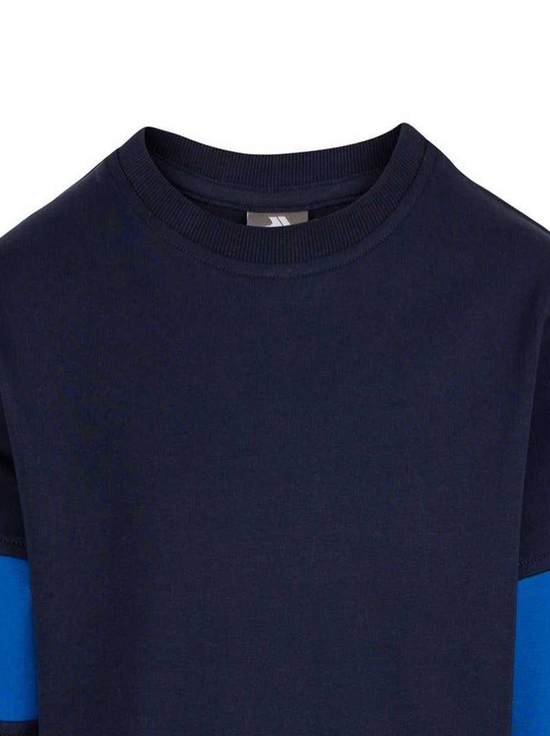 Intrusion - Sweat manches longues ANTRO Bleu marine - Kiabi