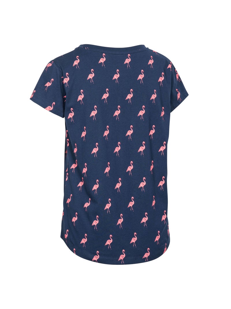 Intrusion - T-shirt imprimé CAROLYN Bleu marine - Kiabi
