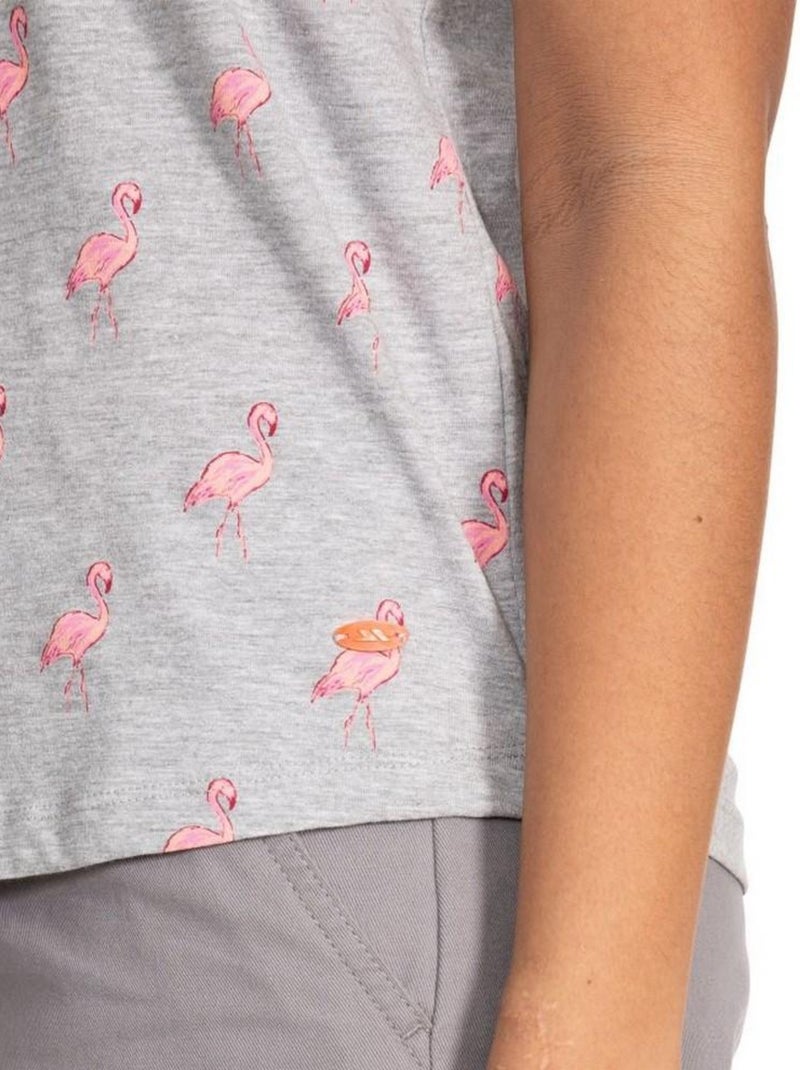 Intrusion - T-shirt imprimé CAROLYN Gris - Kiabi