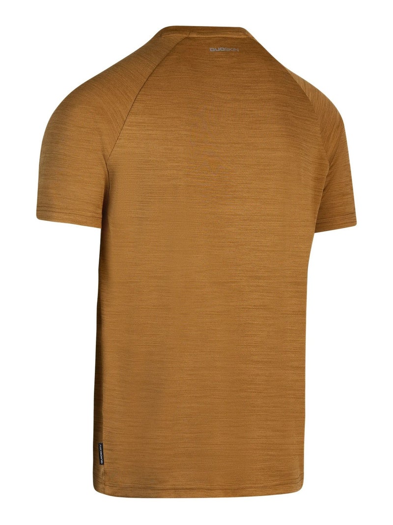 Intrusion - T-shirt LEECANA Marron caramel - Kiabi