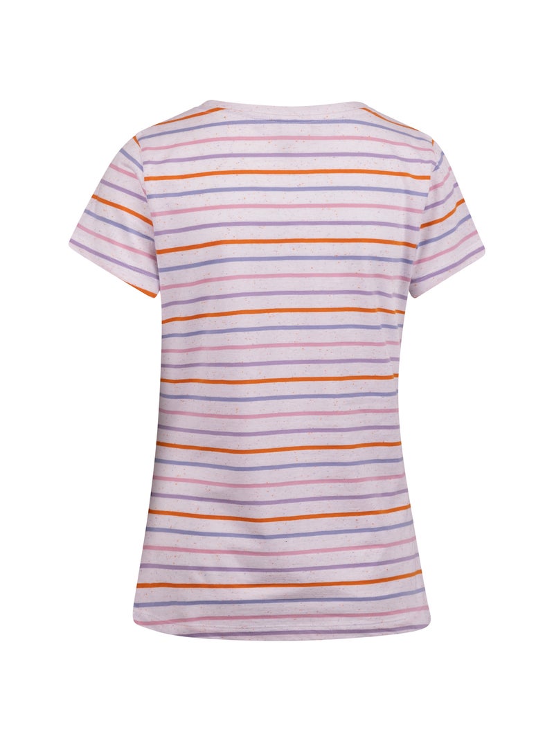 Intrusion - T-shirt motif/style rayé MICHAELA Blanc Multicolore - Kiabi