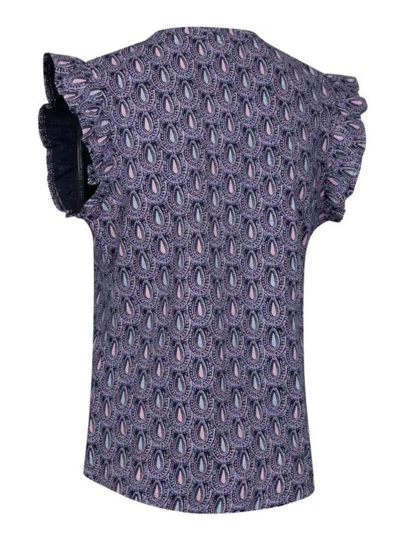 Intrusion - T-shirt SALMA Bleu marine - Kiabi