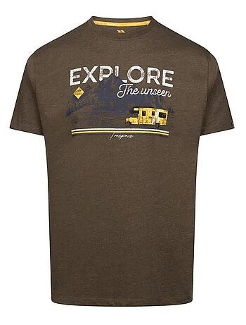 Trespass - T-shirt motifs montagne et camping-car THELON