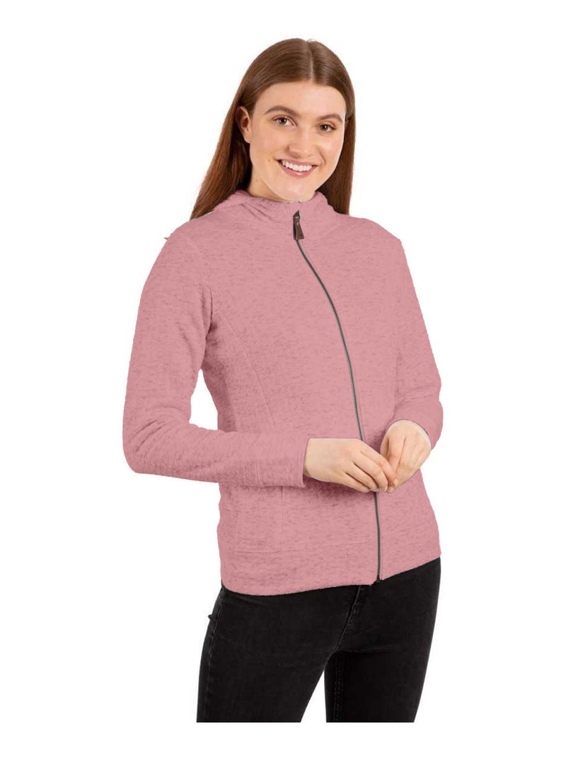 Intrusion - Veste à capuche WINNIE Mauve - Kiabi