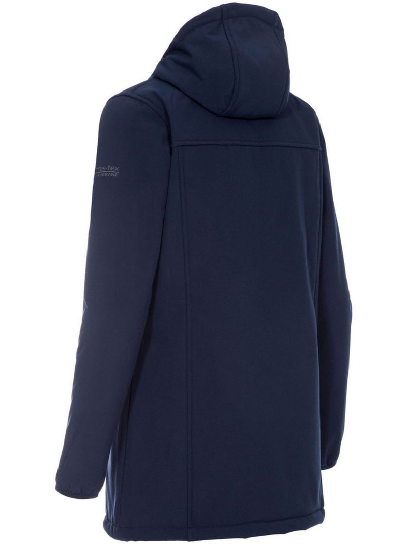 Intrusion - Veste imperméable longue KRISTEN Bleu marine - Kiabi