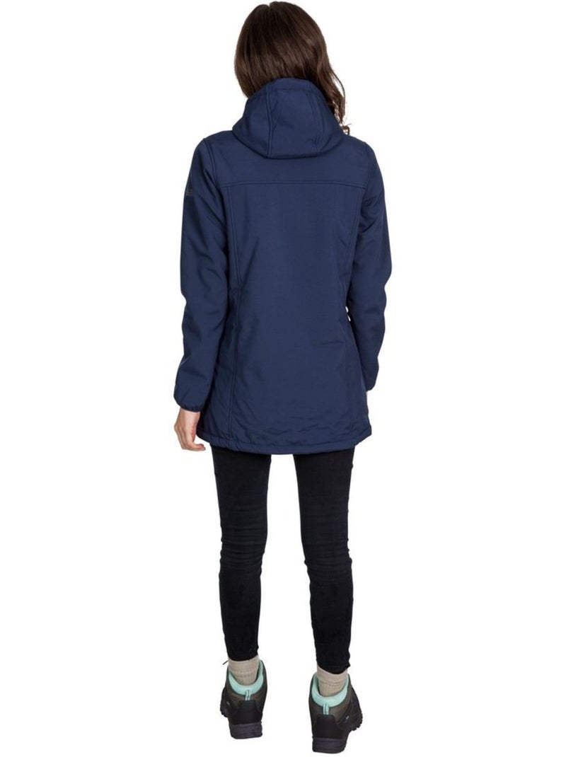 Intrusion - Veste imperméable longue KRISTEN Bleu marine - Kiabi