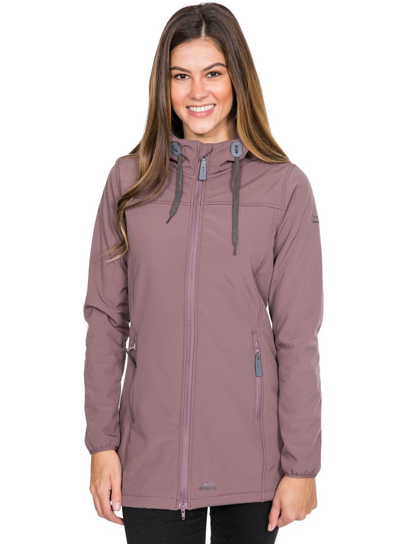 Intrusion - Veste imperméable longue KRISTEN Violet - Kiabi